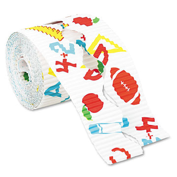 Pacon® Bordette Designs, 2.25" X 25 Ft Roll, Crayons freeshipping - TVN Wholesale